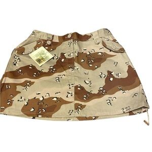 Camouflage mini skirt